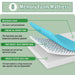 Coreopsis 8" Queen Memory Foam Wave Comfort - Inland Furniture (San Bernardino, CA)