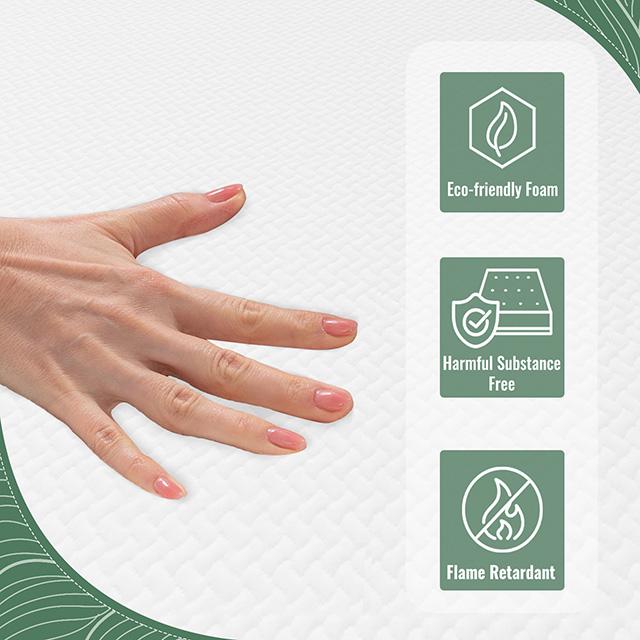 Coreopsis 8" Queen Memory Foam Wave Comfort - Inland Furniture (San Bernardino, CA)
