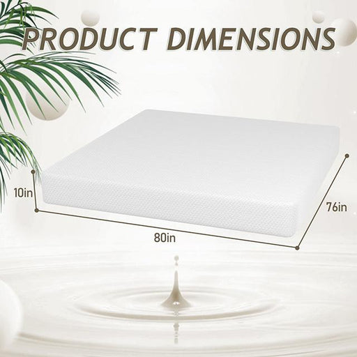 Forsythia 10" E.King Green Tea Gel Memory Foam - Inland Furniture (San Bernardino, CA)
