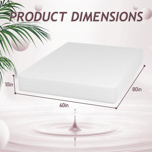 Forsythia 10" Queen Green Tea Gel Memory Foam - Inland Furniture (San Bernardino, CA)