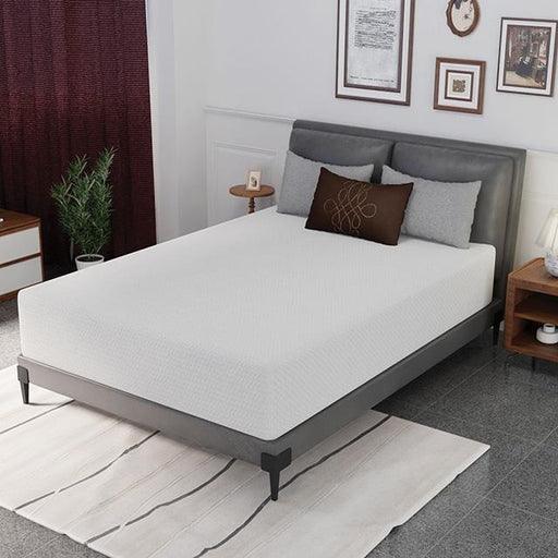 Forsythia 12" Full Green Tea Gel Memory Foat - Inland Furniture (San Bernardino, CA)