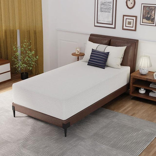 Forsythia 12" Twin Green Tea Gel Memory Foam - Inland Furniture (San Bernardino, CA)