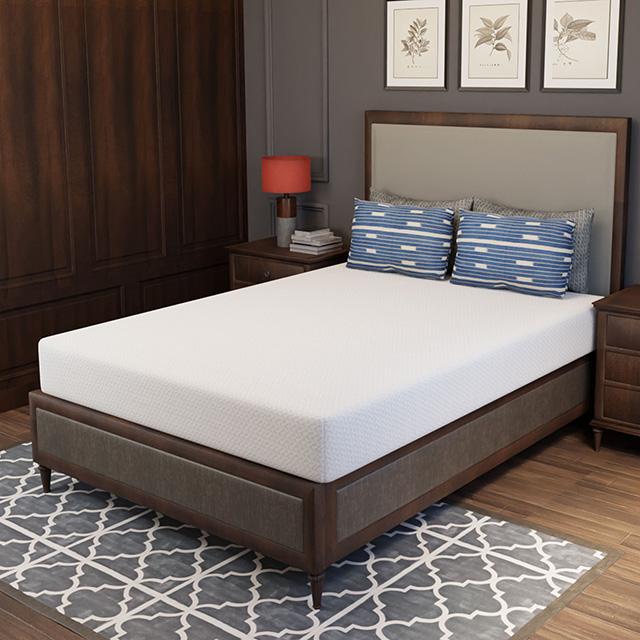 Forsythia 8" Full Green Tea Gel Memory Foam - Inland Furniture (San Bernardino, CA)