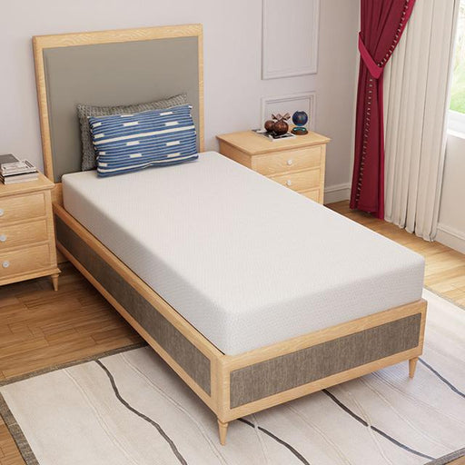 Forsythia 8" Twin Green Tea Gel Memory Foam - Inland Furniture (San Bernardino, CA)