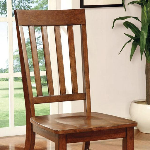 FOSTER I Dark Oak Side Chair (2/CTN) - Inland Furniture (San Bernardino, CA)