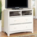 Corry White Media Chest - Inland Furniture (San Bernardino, CA)