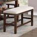 FREDONIA Counter Ht. Bench - Inland Furniture (San Bernardino, CA)