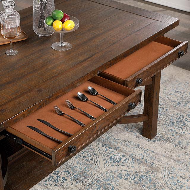 FREDONIA Counter Ht. Table - Inland Furniture (San Bernardino, CA)