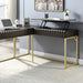 FREIBURG Corner Desk, Walnut - Inland Furniture (San Bernardino, CA)