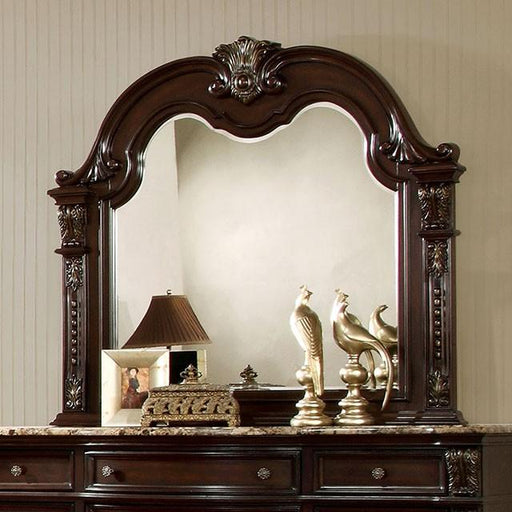 Fromberg Brown Cherry Mirror - Inland Furniture (San Bernardino, CA)