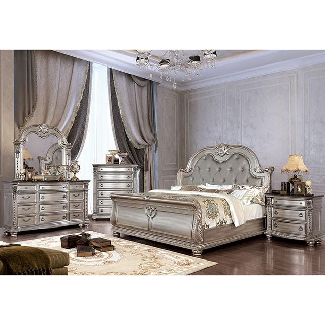 Fromberg Mirror Champagne - Inland Furniture (San Bernardino, CA)