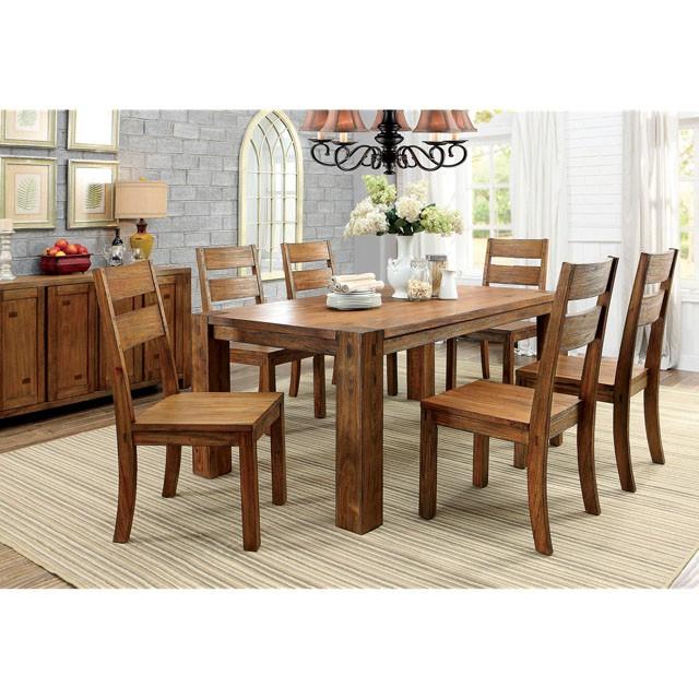 FRONTIER Dark Oak Side Chair (2/CTN) - Inland Furniture (San Bernardino, CA)