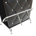 Fuero Black/Chrome Bar Table (K/D) - Inland Furniture (San Bernardino, CA)