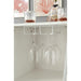 Fuero White/Chrome Bar Table (K/D) - Inland Furniture (San Bernardino, CA)