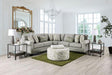 GARDNER Ottoman, Gray/Green - Inland Furniture (San Bernardino, CA)