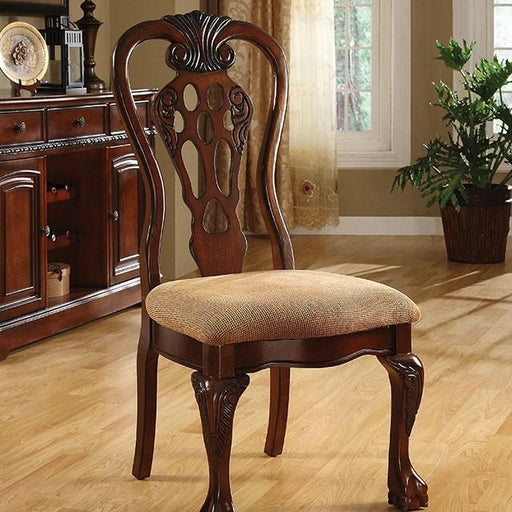 George Town Cherry Side Chair (2/CTN) - Inland Furniture (San Bernardino, CA)