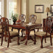 GEORGETOWN Antique Cherry Dining Table w/ Double Pedestals - Inland Furniture (San Bernardino, CA)