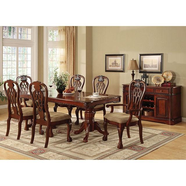 George Town Cherry Side Chair (2/CTN) - Inland Furniture (San Bernardino, CA)