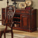 GEORGETOWN Antique Cherry Dining Table w/ Double Pedestals - Inland Furniture (San Bernardino, CA)