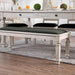 Georgia Antique White/Gray Bench - Inland Furniture (San Bernardino, CA)