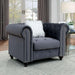 GIACOMO Chair, Gray - Inland Furniture (San Bernardino, CA)