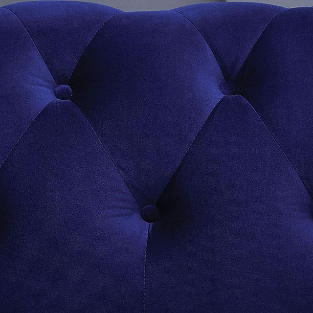 GIACOMO Loveseat, Blue - Inland Furniture (San Bernardino, CA)