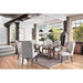 GIANNA Rustic Oak 77" Dining Table - Inland Furniture (San Bernardino, CA)
