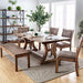 GIANNA Rustic Oak 77" Dining Table - Inland Furniture (San Bernardino, CA)