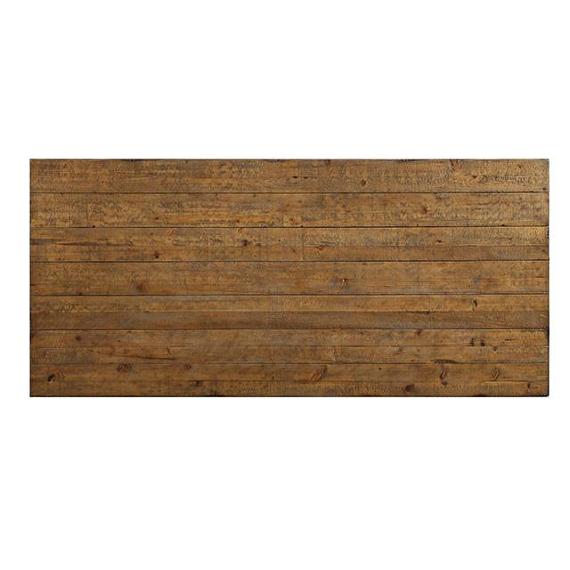 GIANNA Rustic Pine 96" Dining Table - Inland Furniture (San Bernardino, CA)