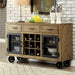 GIANNA Rustic Pine 96" Dining Table - Inland Furniture (San Bernardino, CA)