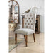 Gianna Rustic Pine/Ivory Side Chair (2/CTN) - Inland Furniture (San Bernardino, CA)