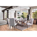 Gianna Rustic Pine/Ivory Side Chair (2/CTN) - Inland Furniture (San Bernardino, CA)