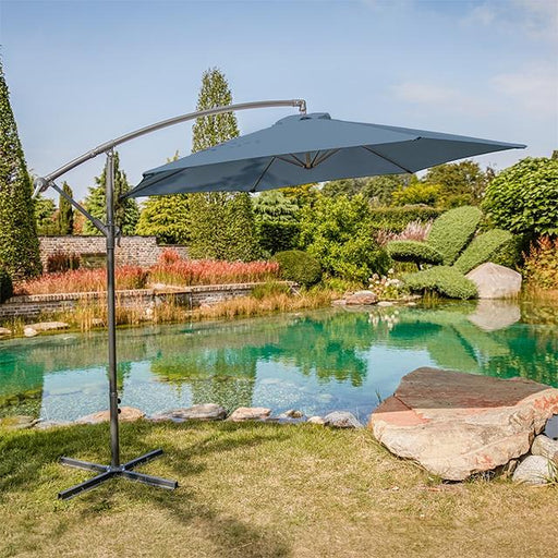 Glam Cantilever Umbrella w/ LED - Inland Furniture (San Bernardino, CA)