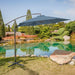 Glam Cantilever Umbrella w/ LED - Inland Furniture (San Bernardino, CA)