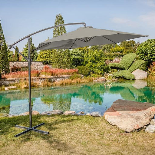 Glam Cantilever Umbrella w/ LED - Inland Furniture (San Bernardino, CA)