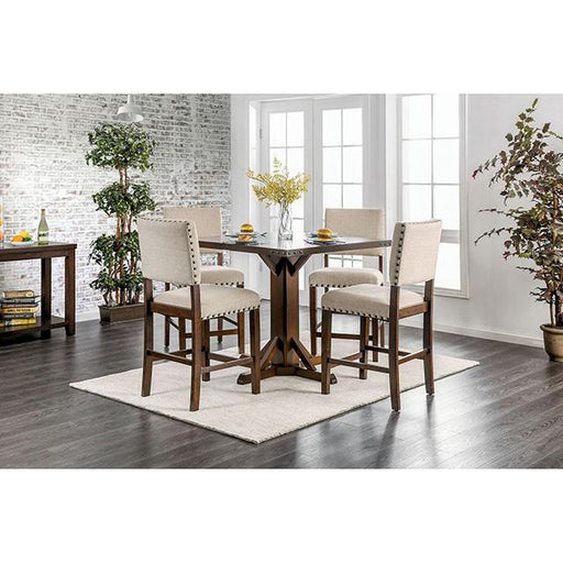 GLENBROOK Brown Cherry Counter Ht. Table - Inland Furniture (San Bernardino, CA)