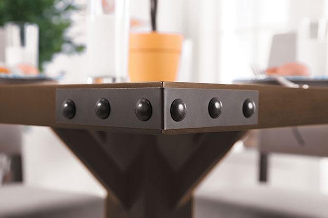 Glenbrook Brown Cherry Dining Table - Inland Furniture (San Bernardino, CA)