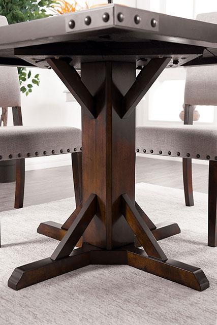 Glenbrook Brown Cherry Dining Table - Inland Furniture (San Bernardino, CA)