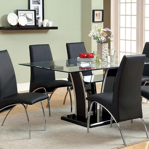 Glenview Black Dining Table - Inland Furniture (San Bernardino, CA)