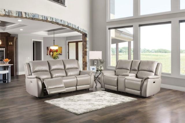 GORGIUS Power Recliner, Light Gray - Inland Furniture (San Bernardino, CA)
