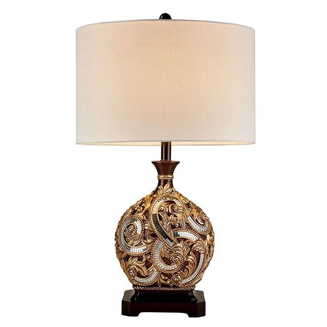 Guadalupe Gold/Brown 29.5"H Golden Brown Table Lamp - Inland Furniture (San Bernardino, CA)