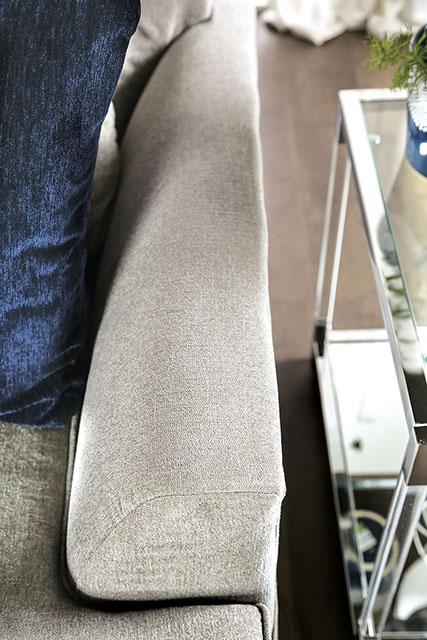 GUNNERSBURY Sectional, Gray - Inland Furniture (San Bernardino, CA)