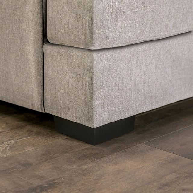 GUNNERSBURY Sectional, Gray - Inland Furniture (San Bernardino, CA)
