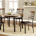 Hailey Round Dining Table - Inland Furniture (San Bernardino, CA)