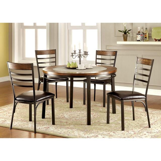 Hailey Round Dining Table - Inland Furniture (San Bernardino, CA)