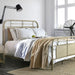 Haldus Cal.King, E.King, & Twin Bed White, Ivory, & Red - Inland Furniture (San Bernardino, CA)