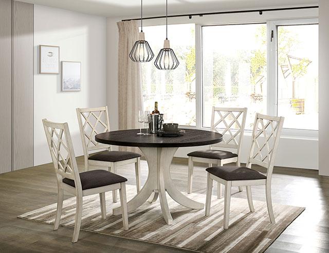 HALEIGH Round Dining Table - Inland Furniture (San Bernardino, CA)