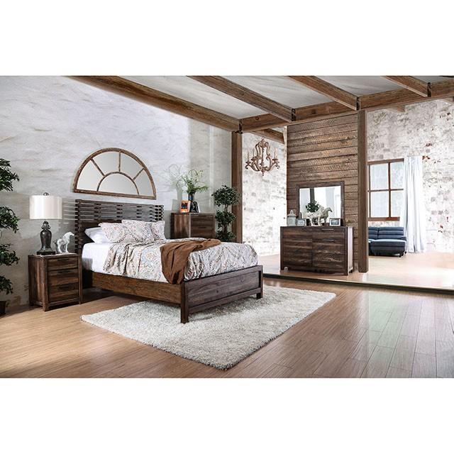 Hankinson Rustic Natural Tone Mirror - Inland Furniture (San Bernardino, CA)