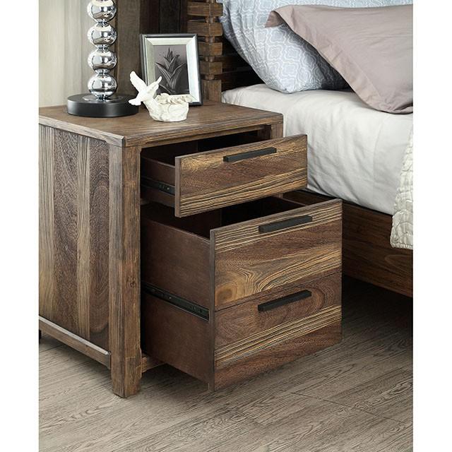 Hankinson Rustic Natural Tone Night Stand - Inland Furniture (San Bernardino, CA)