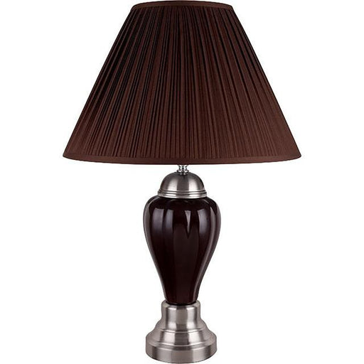 Hanna Espresso Table Lamp - Inland Furniture (San Bernardino, CA)